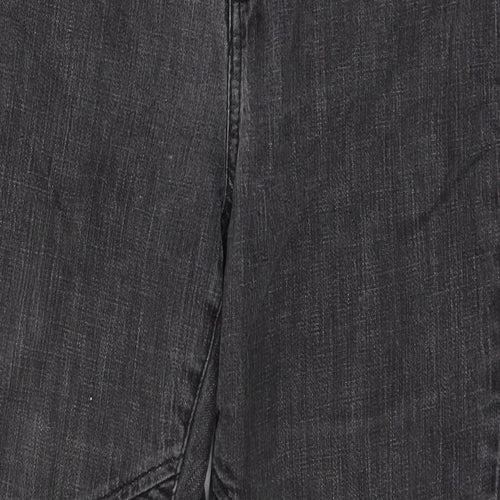 Planet Womens Grey  Denim Straight Jeans Size 14 L28 in
