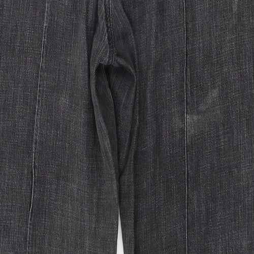 Planet Womens Grey  Denim Straight Jeans Size 14 L28 in