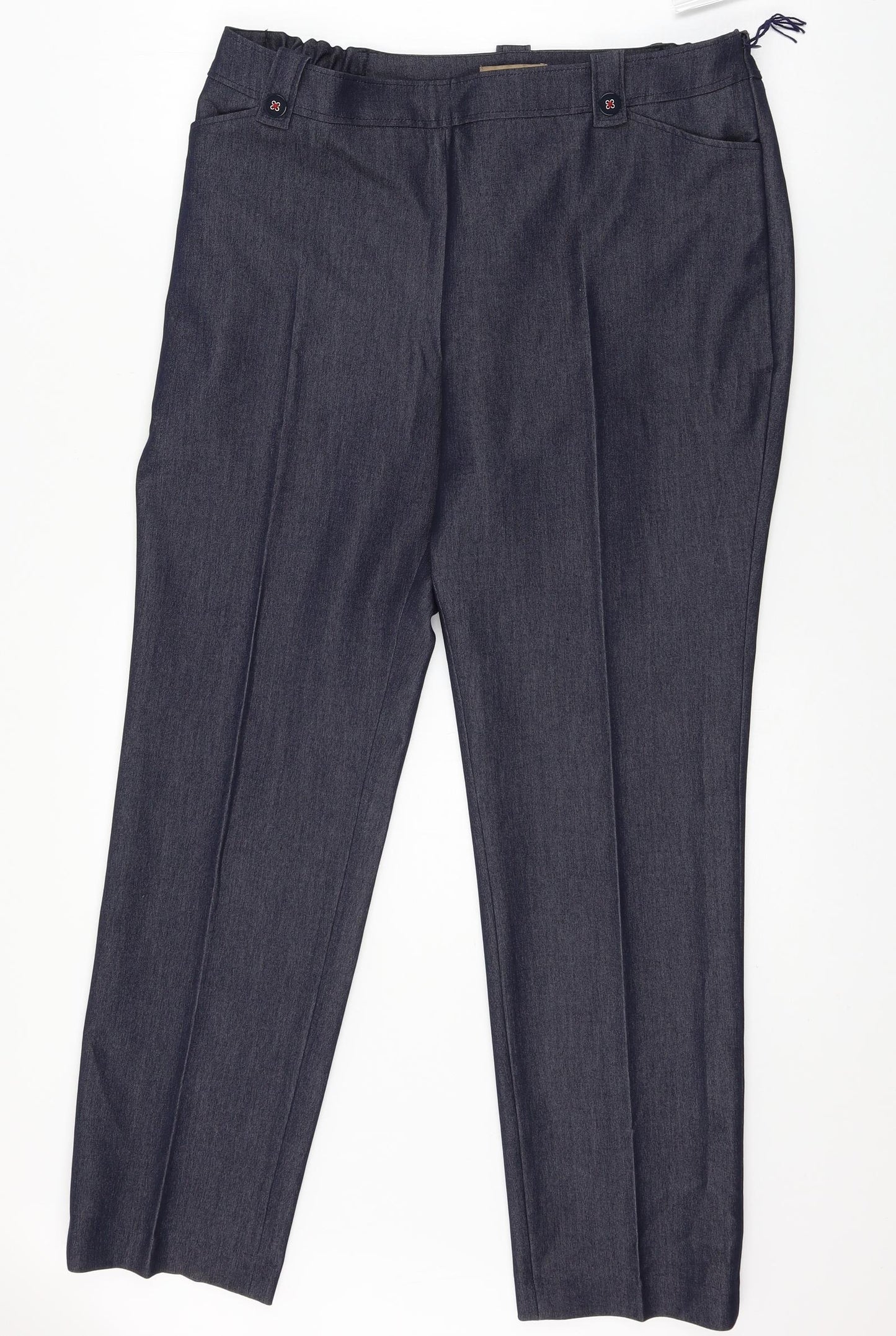 Les Essentiels Womens Blue   Trousers  Size 18 L27 in