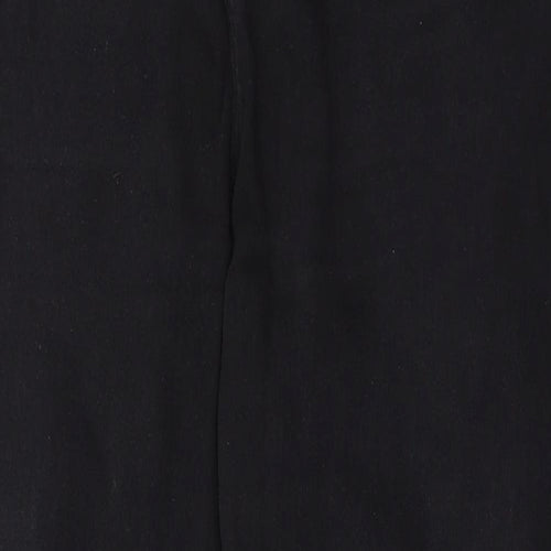 Misssguided Womens Black  Denim Skinny Jeans Size 12 L29 in