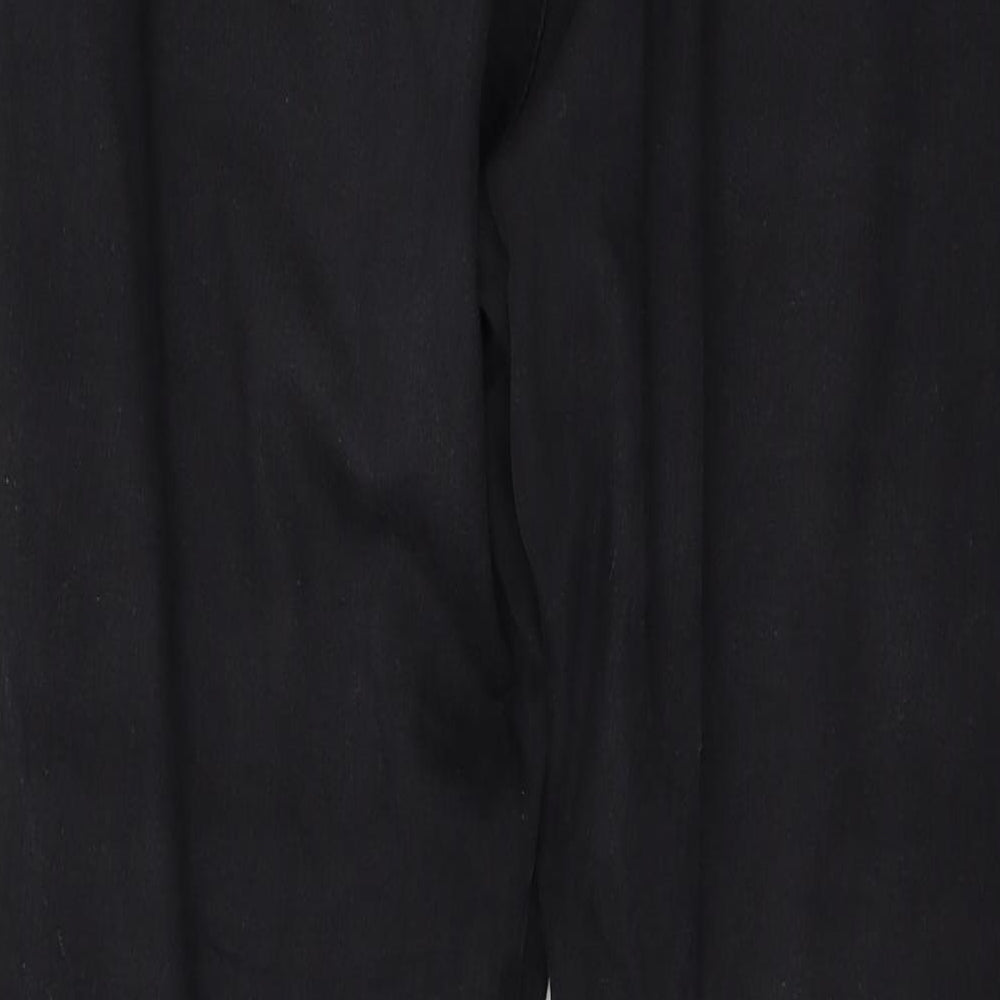 Misssguided Womens Black  Denim Skinny Jeans Size 12 L29 in
