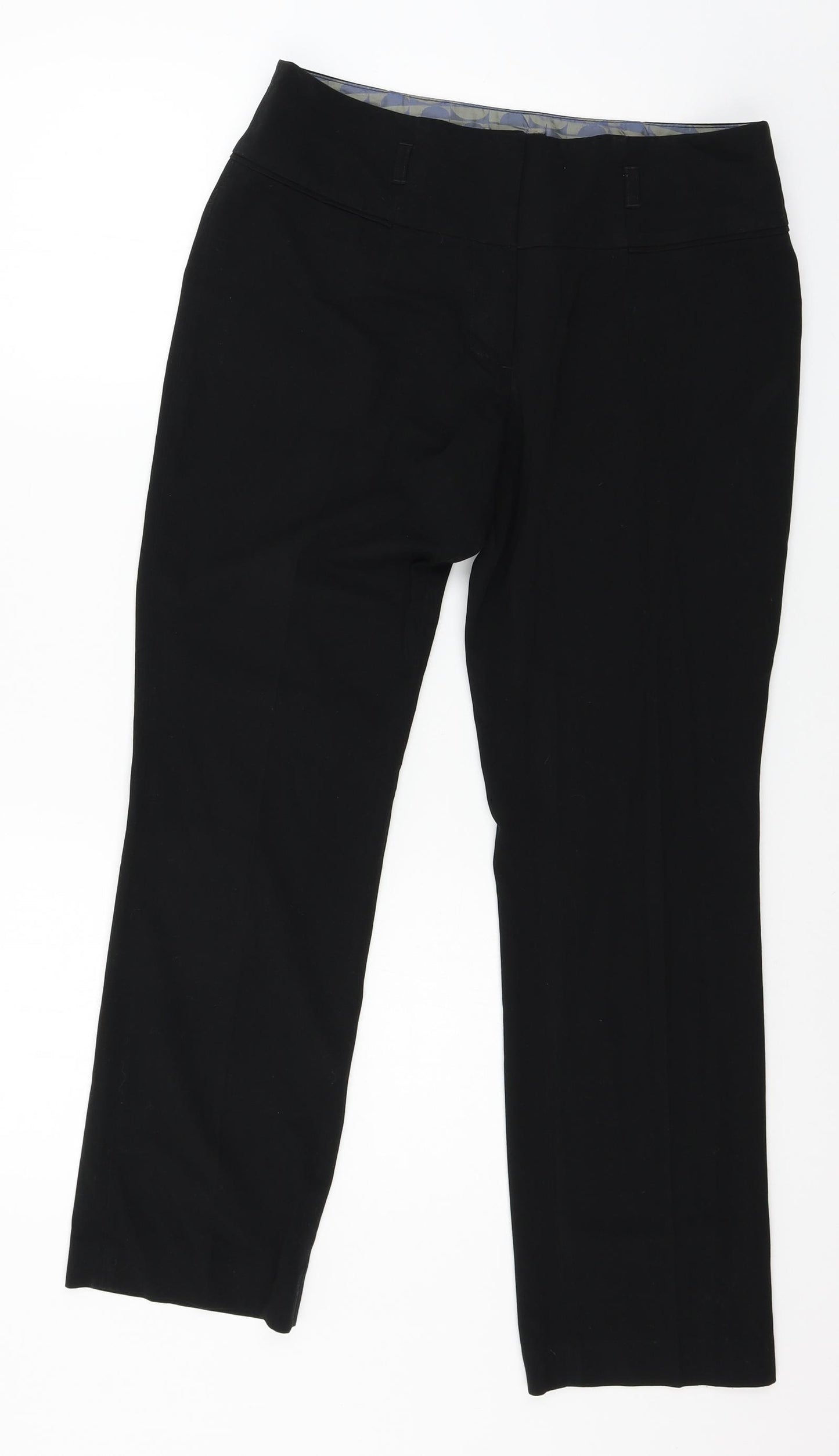 NEXT Womens Black   Trousers  Size 10 L25 in