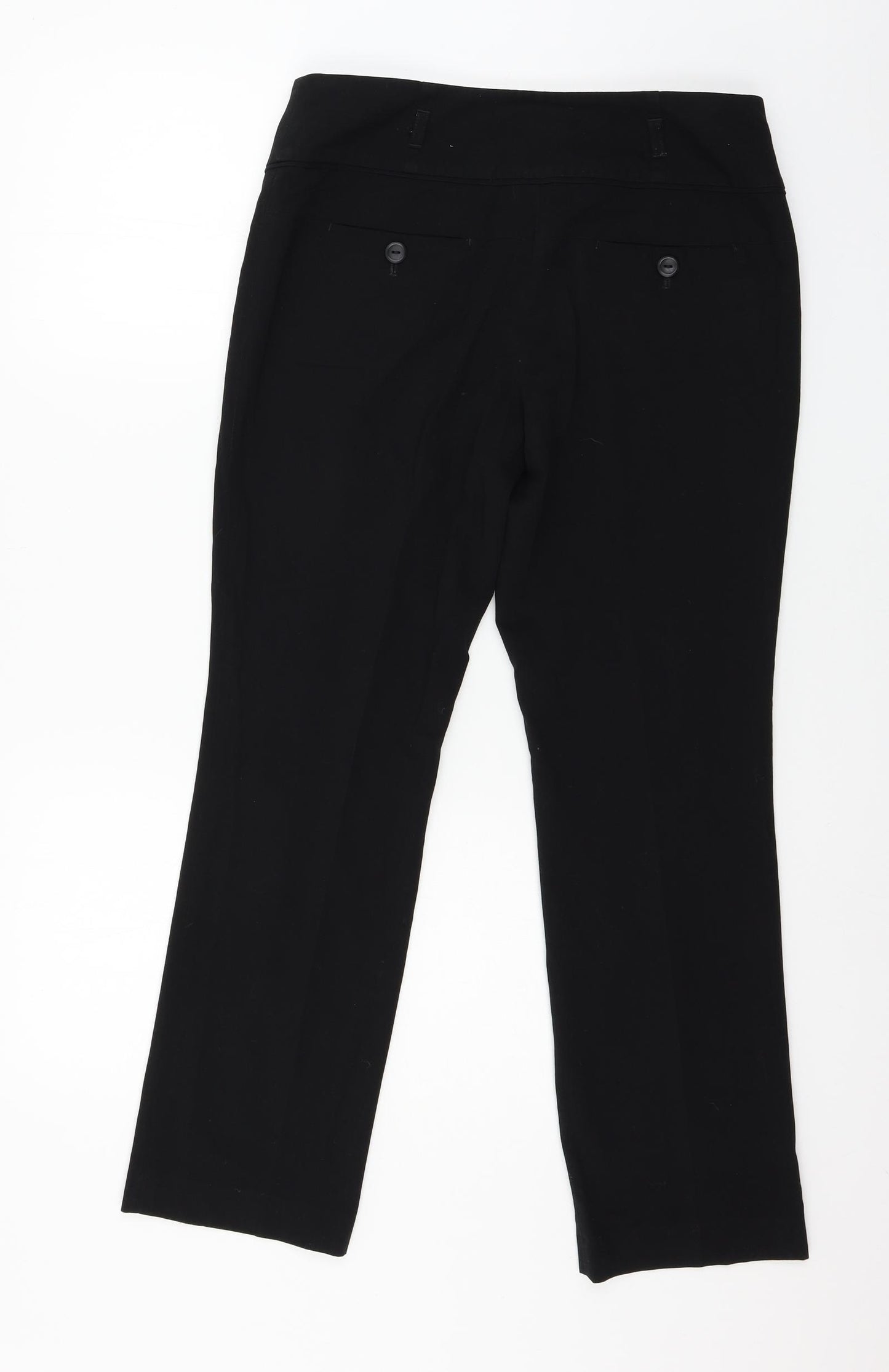 NEXT Womens Black   Trousers  Size 10 L25 in