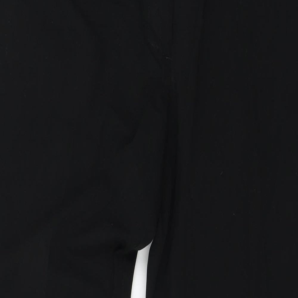 NEXT Womens Black   Trousers  Size 10 L25 in