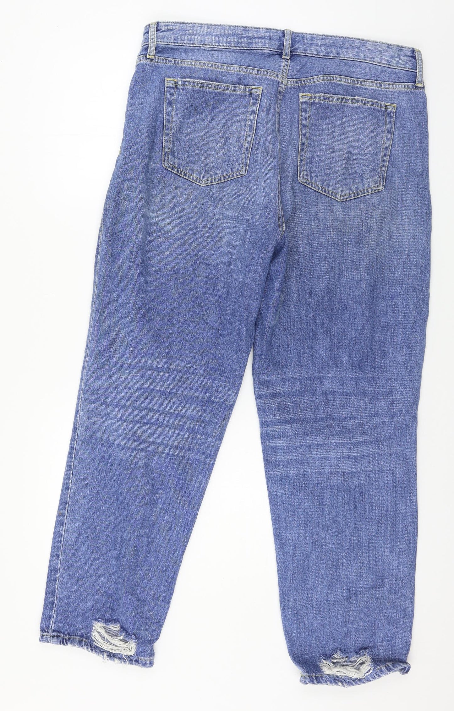 George Womens Blue  Denim Straight Jeans Size 14 L28 in