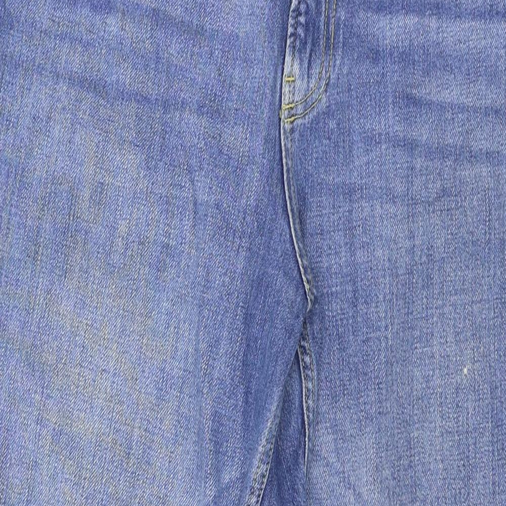 George Womens Blue  Denim Straight Jeans Size 14 L28 in