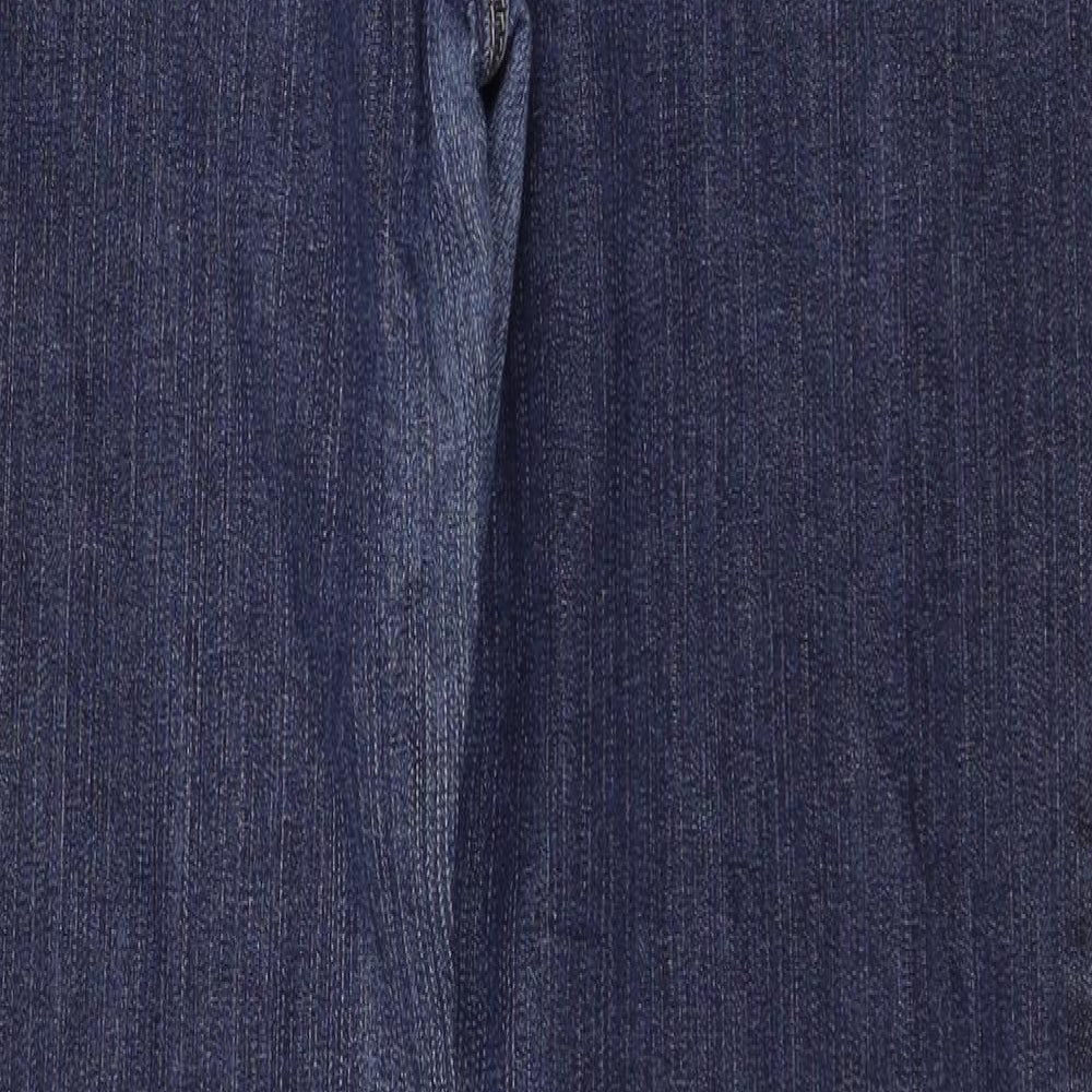 YESYES Womens Blue  Denim Straight Jeans Size 14 L27 in