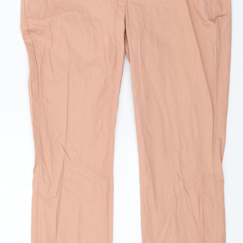 Atmosphere Womens Orange   Trousers  Size 8 L25 in