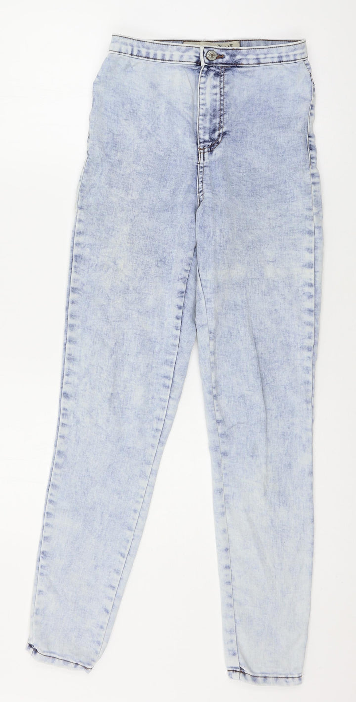 Denim & Co. Womens Blue Denim Skinny Jeans Size 10 L29 in