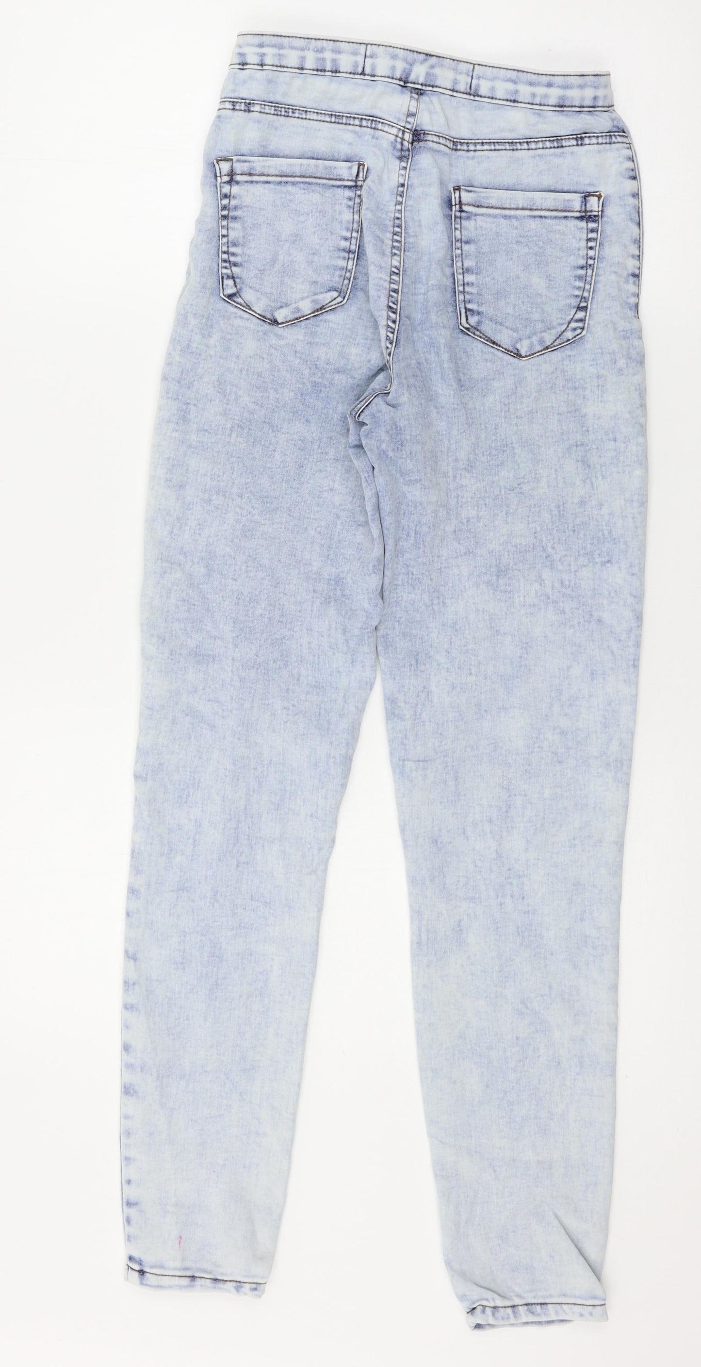 Denim & Co. Womens Blue  Denim Skinny Jeans Size 10 L29 in