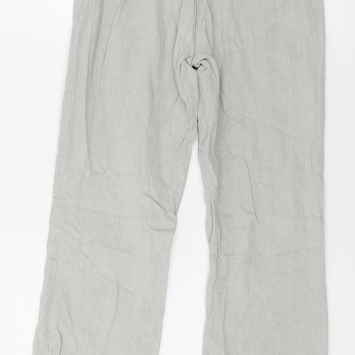 Cotton Traders Womens Grey  Denim Straight Jeans Size 10 L26 in