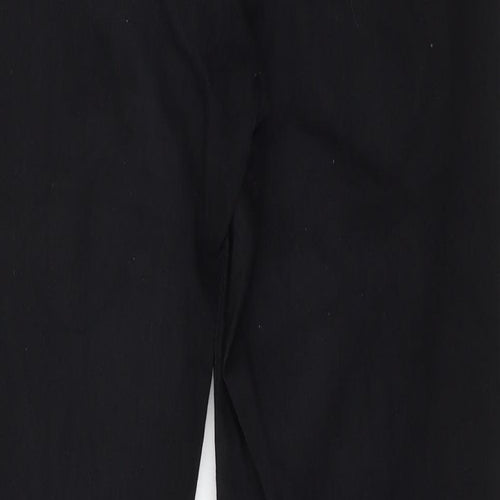 Preworn Womens Black  Denim Skinny Jeans Size 30 in L28 in