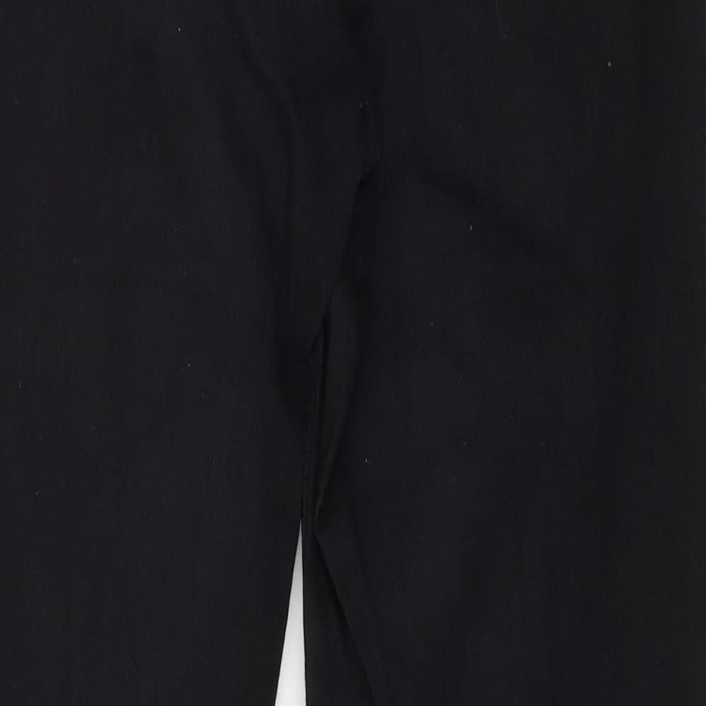 Preworn Womens Black  Denim Skinny Jeans Size 30 in L28 in