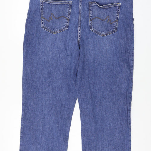 NEXT Womens Blue  Denim Cropped Jeans Size 16 L24 in