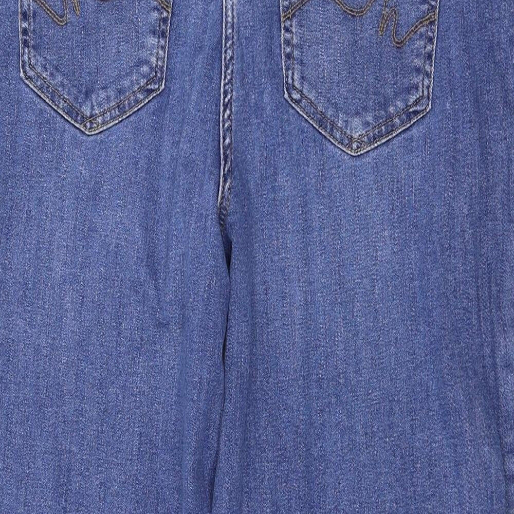 NEXT Womens Blue  Denim Cropped Jeans Size 16 L24 in