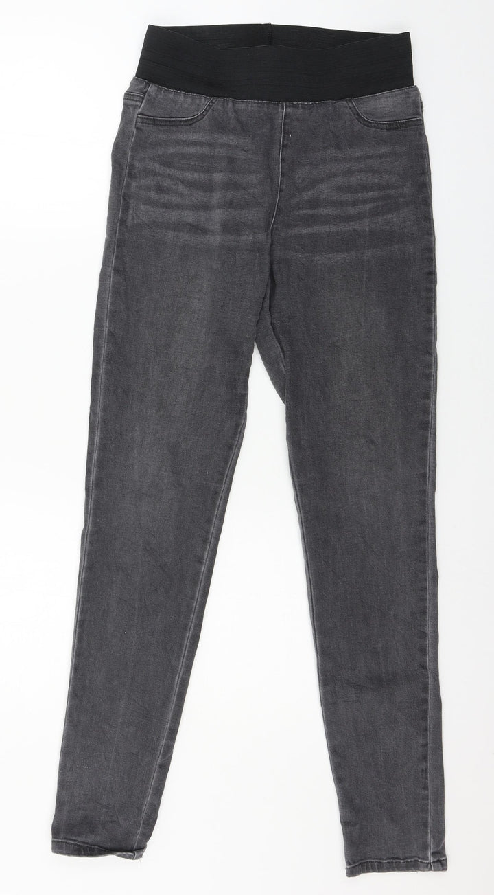 Free Quent Womens Grey Denim Jegging Jeans Size S L29 in