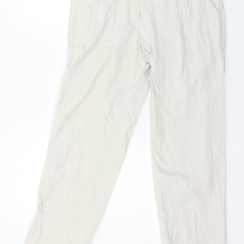 Preworn Womens Ivory   Trousers  Size 30 in L28 in