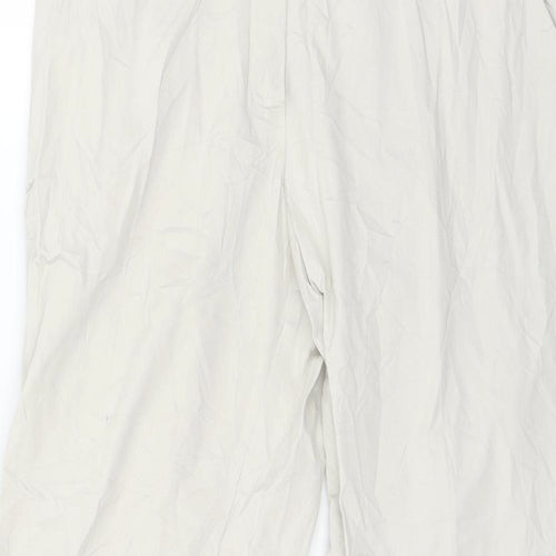 Preworn Womens Ivory   Trousers  Size 30 in L28 in