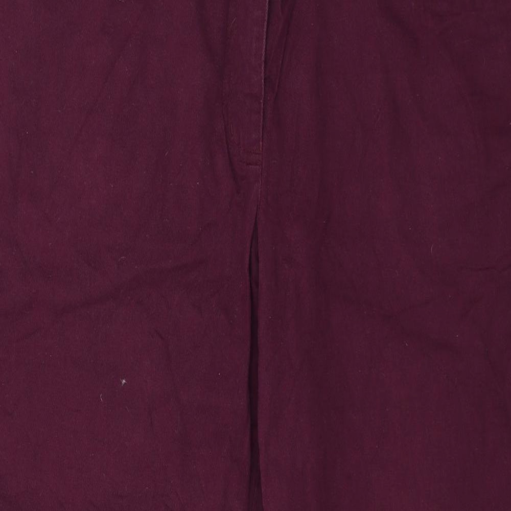 Preworn Womens Purple  Denim Straight Jeans Size 20 L27 in
