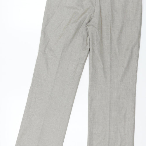 Comma Womens Brown Check  Trousers  Size 8 L30 in