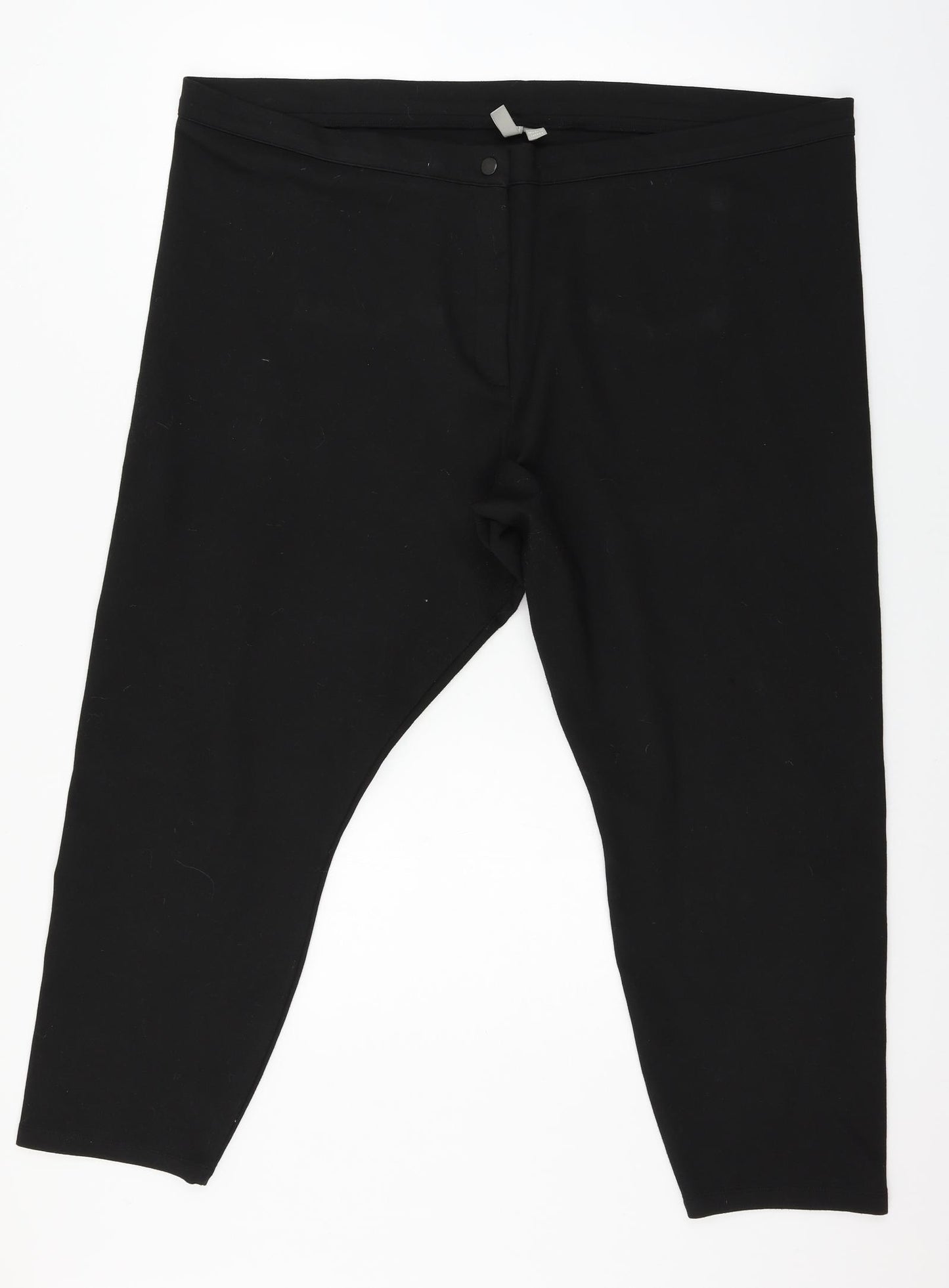 ASOS Womens Black   Cropped Trousers Size 24 L25 in