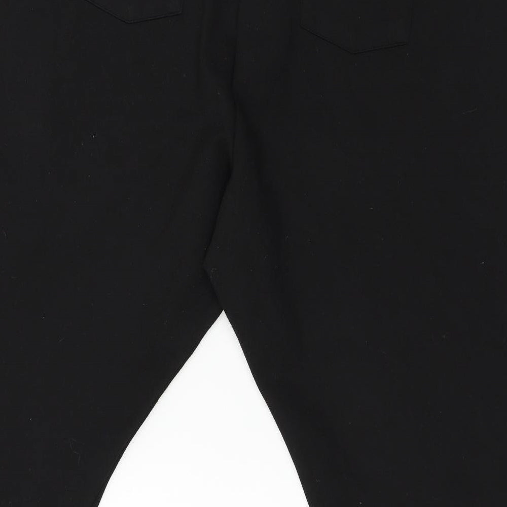 ASOS Womens Black   Cropped Trousers Size 24 L25 in