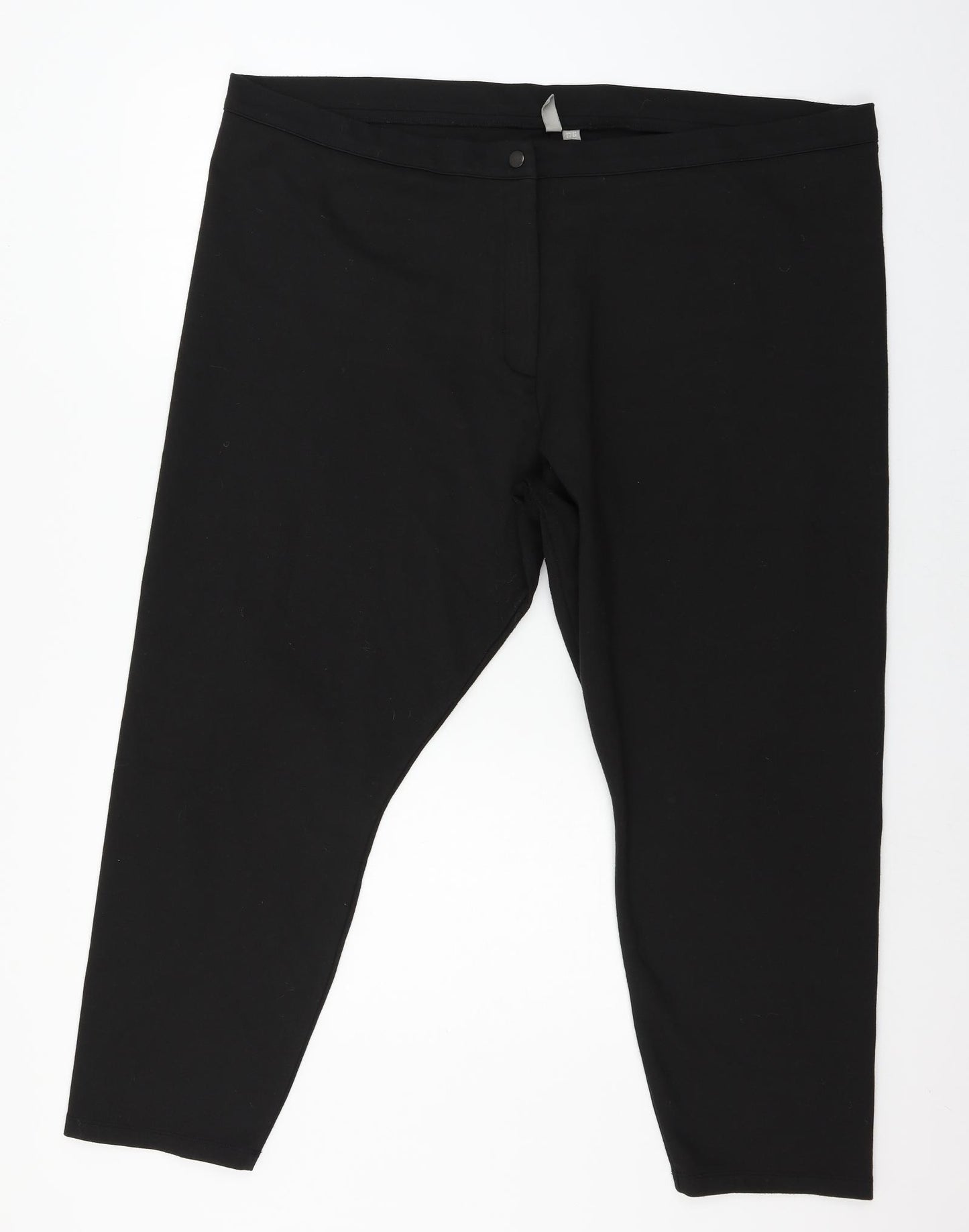 ASOS Womens Black   Cropped Trousers Size 24 L26 in