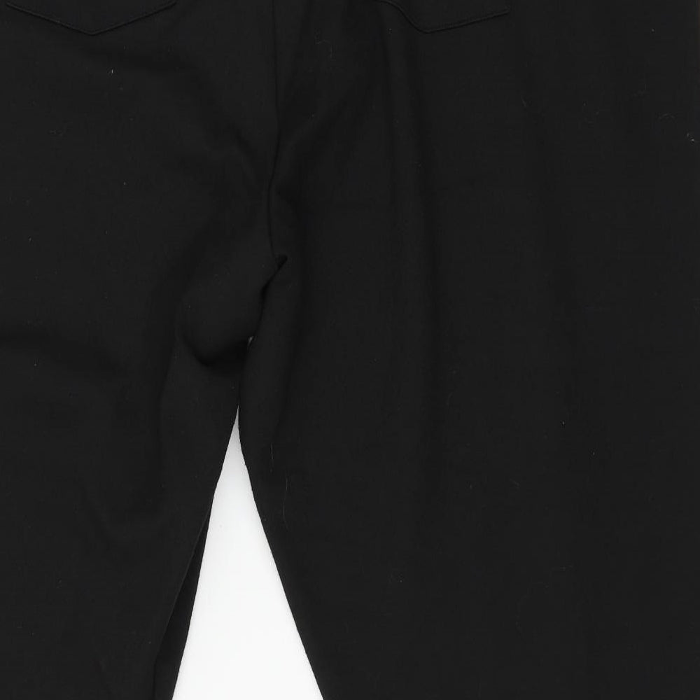ASOS Womens Black   Cropped Trousers Size 24 L26 in