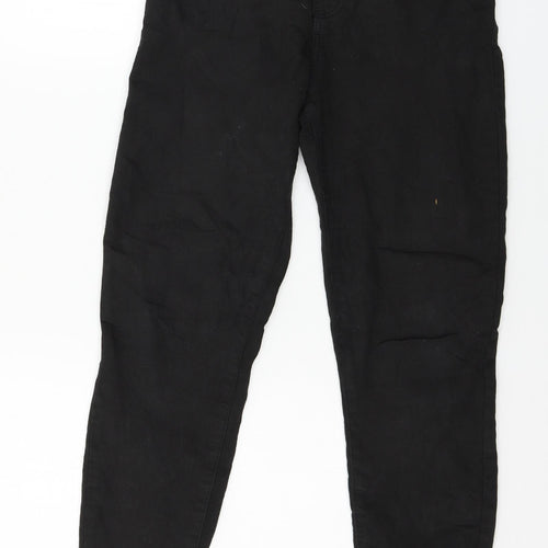 Bershka Womens Black  Denim Skinny Jeans Size 8 L26 in