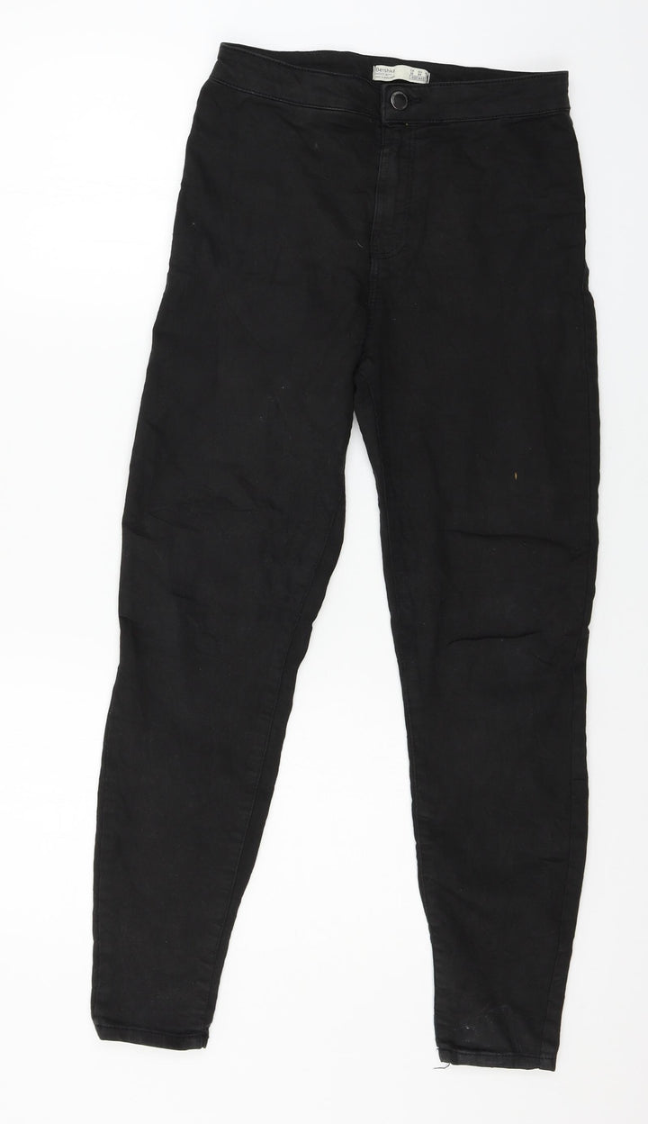 Bershka Womens Black Denim Skinny Jeans Size 8 L26 in
