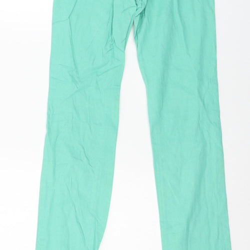 OKAY Womens Green  Denim Skinny Jeans Size 32 in L33 in