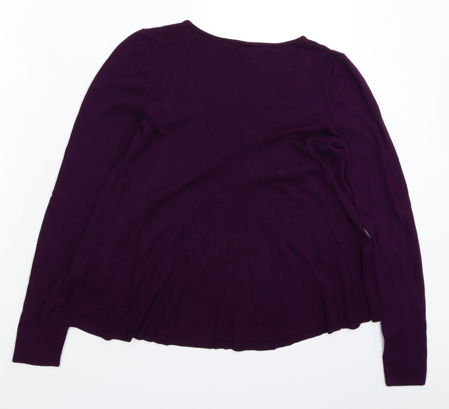 Phase Eight Womens Purple  Knit Pullover Jumper Size 10