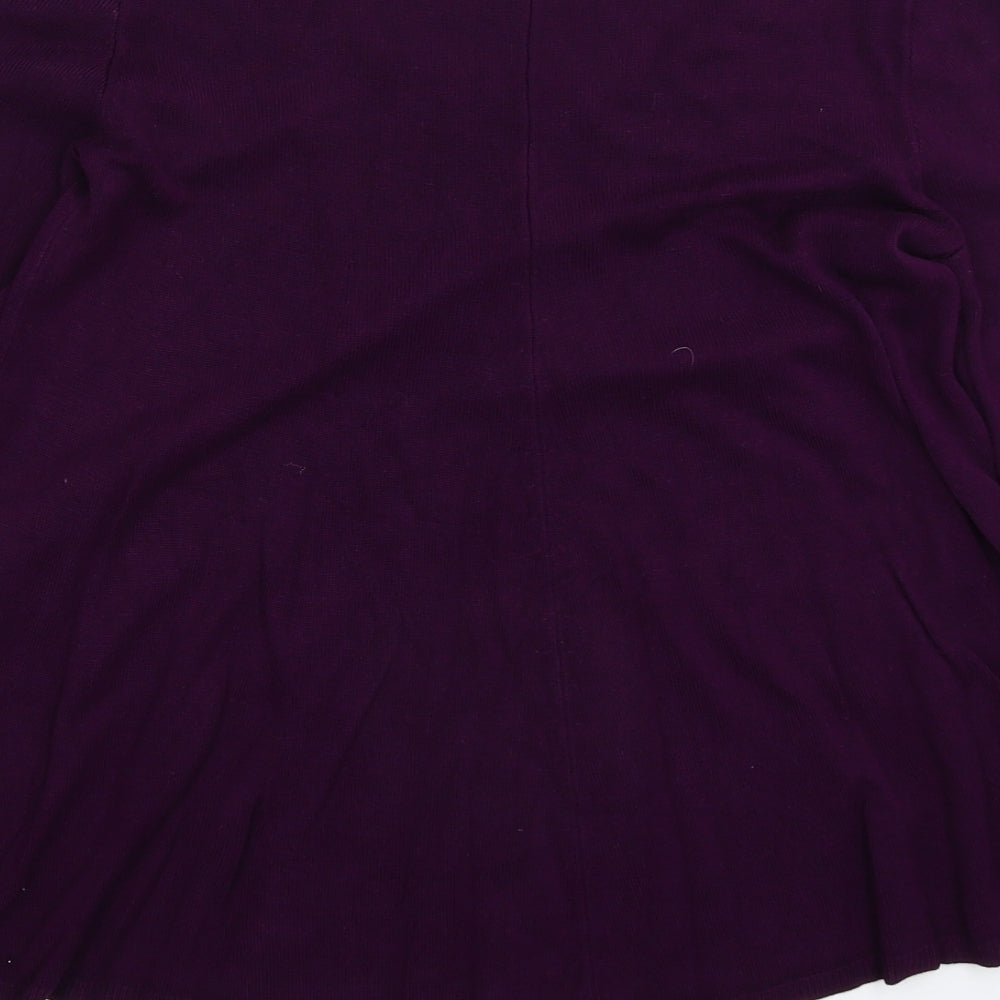 Phase Eight Womens Purple  Knit Pullover Jumper Size 10