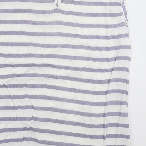 Papaya Womens Multicoloured Striped  Basic Tank Size 14