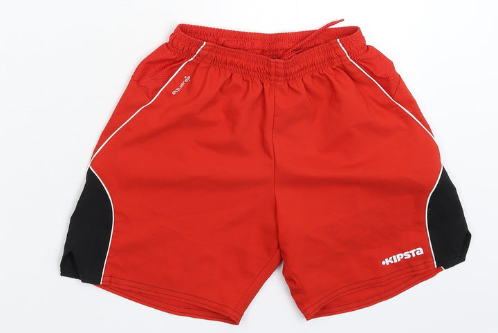 Kipsta Boys Red Bermuda Shorts Size 8 Years