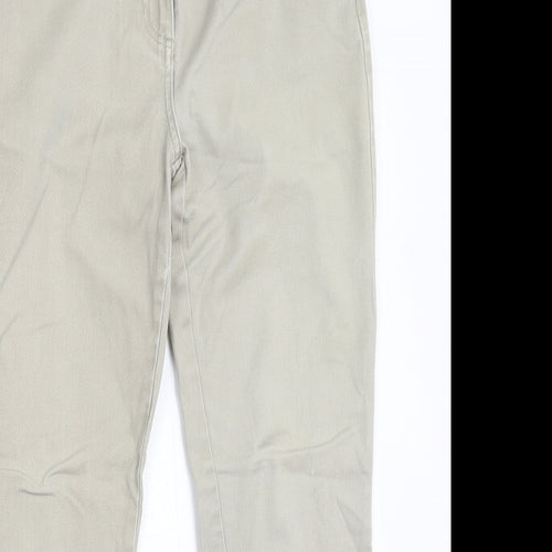 Debenhams Womens Grey  Denim Straight Jeans Size 10 L26 in