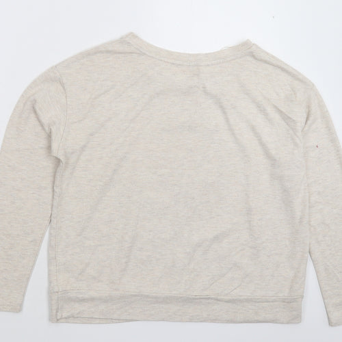 Primark Womens Grey Solid  Top Pyjama Top Size 14