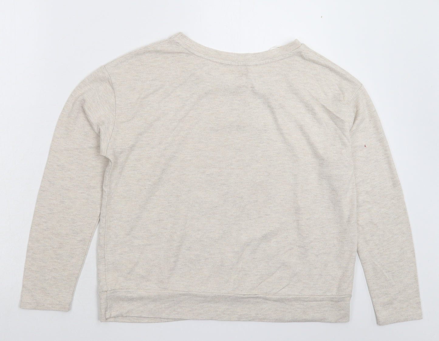 Primark Womens Grey Solid  Top Pyjama Top Size 14