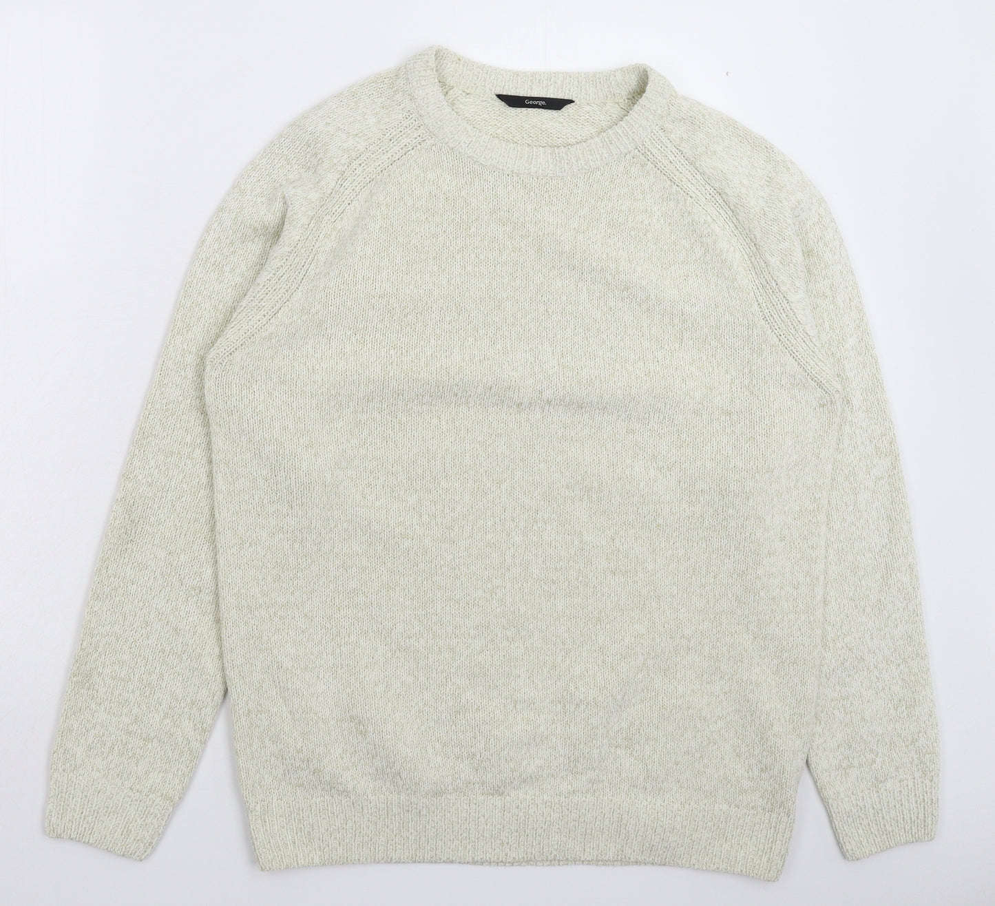 George Womens Grey  Knit Pullover Jumper Size L