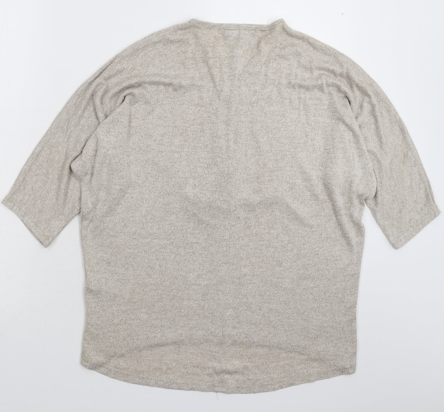 New Look Womens Grey  Knit Pullover Jumper Size S