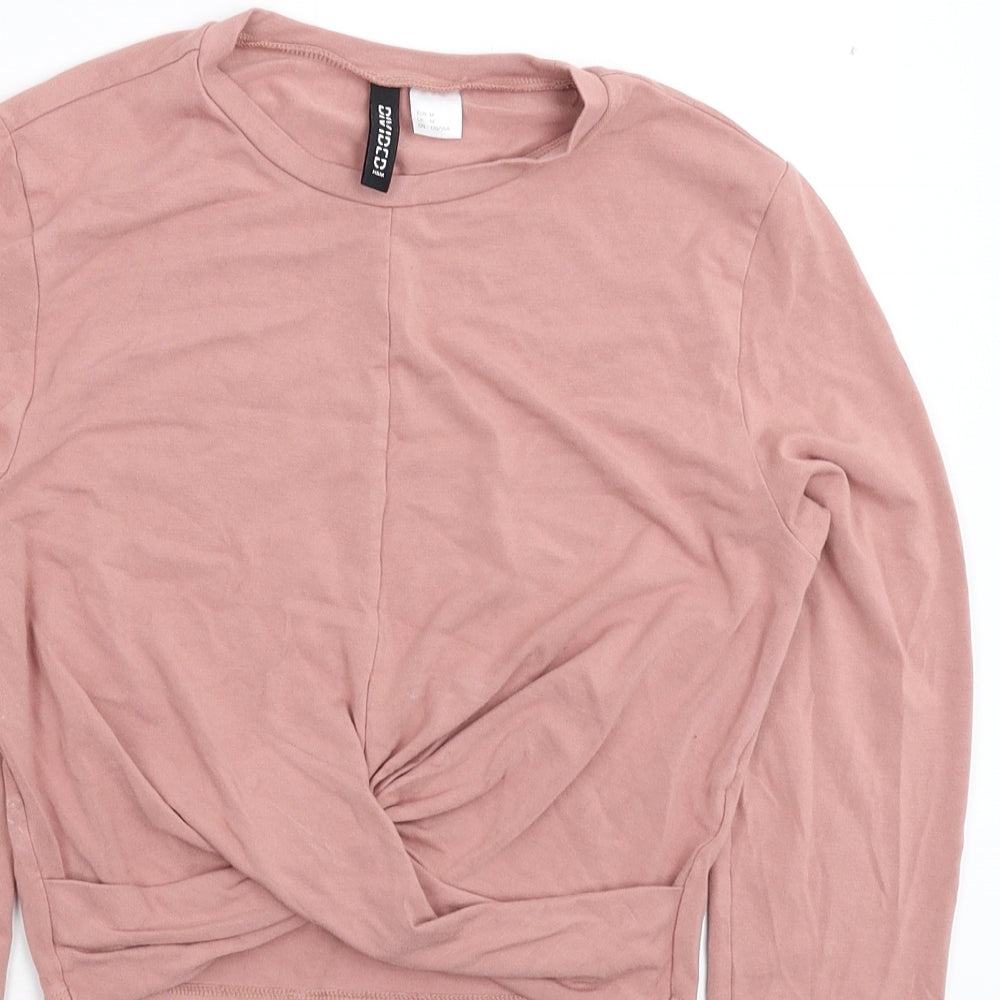 Divided Womens Pink   Basic T-Shirt Size M