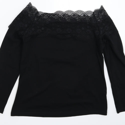 Dorothy Perkins Womens Black   Basic T-Shirt Size 16