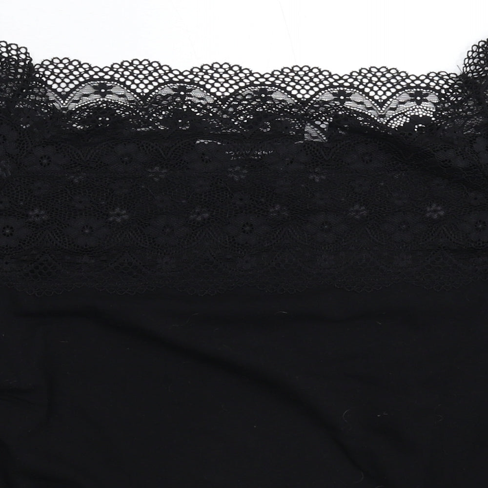 Dorothy Perkins Womens Black   Basic T-Shirt Size 16