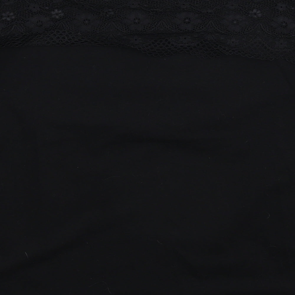 Dorothy Perkins Womens Black   Basic T-Shirt Size 16
