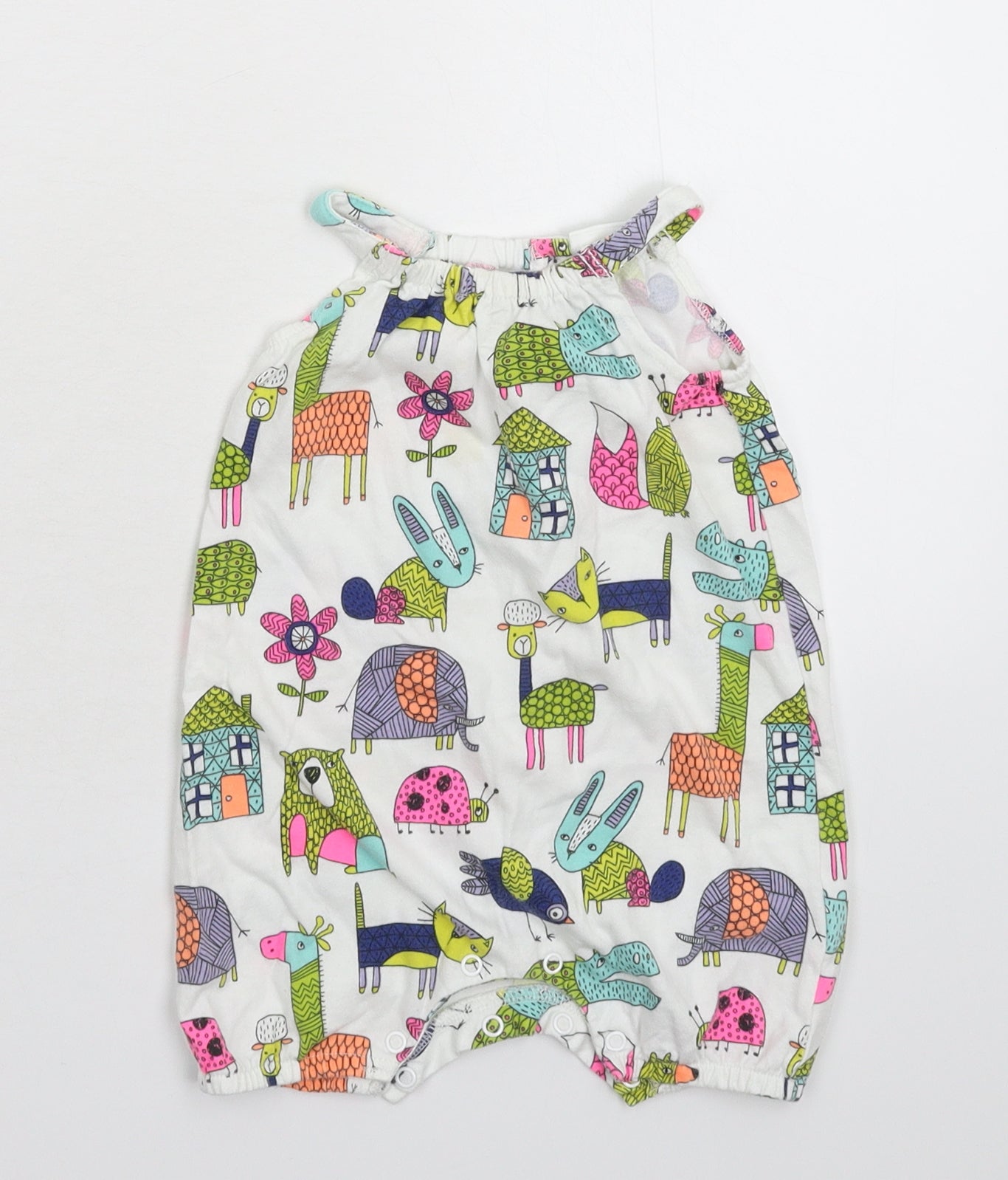 NEXT Girls White   Babygrow One-Piece Size 3-6 Months
