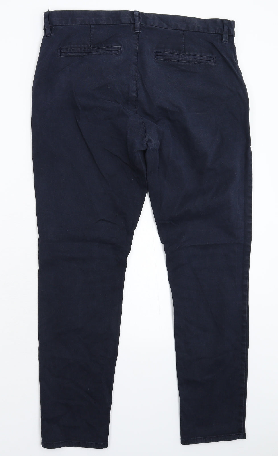 NEXT Mens Black   Chino Trousers Size 34 L28 in