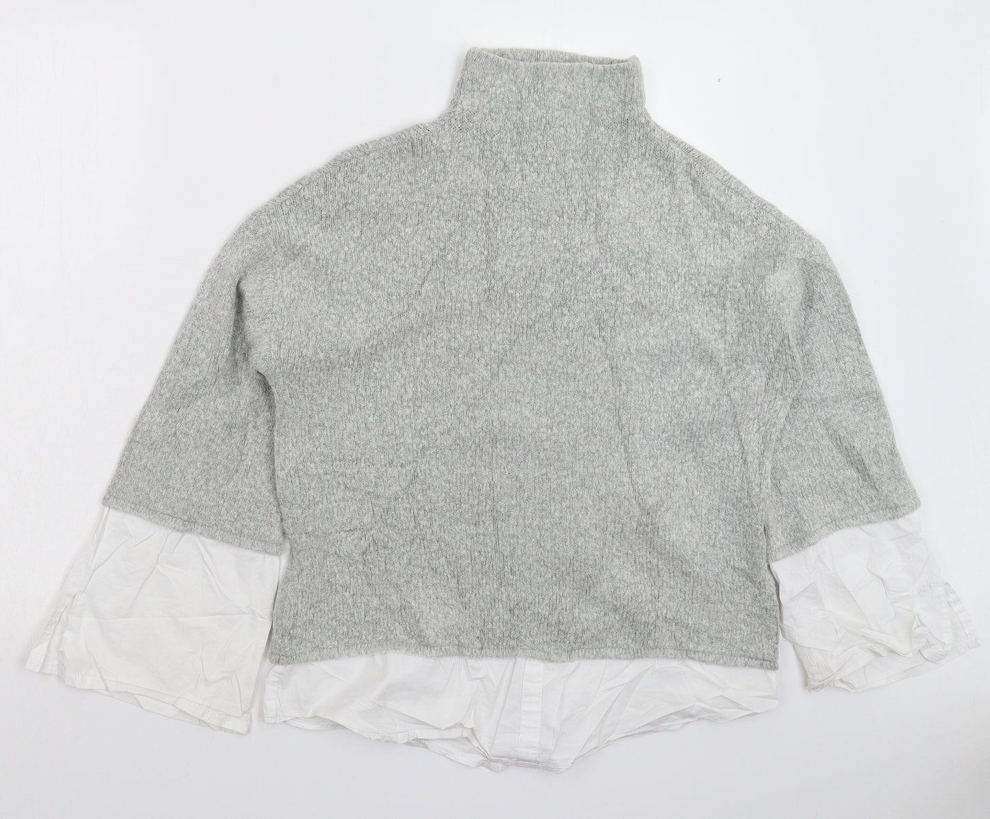 Urban Bliss Womens Grey  Knit Pullover Jumper Size 16