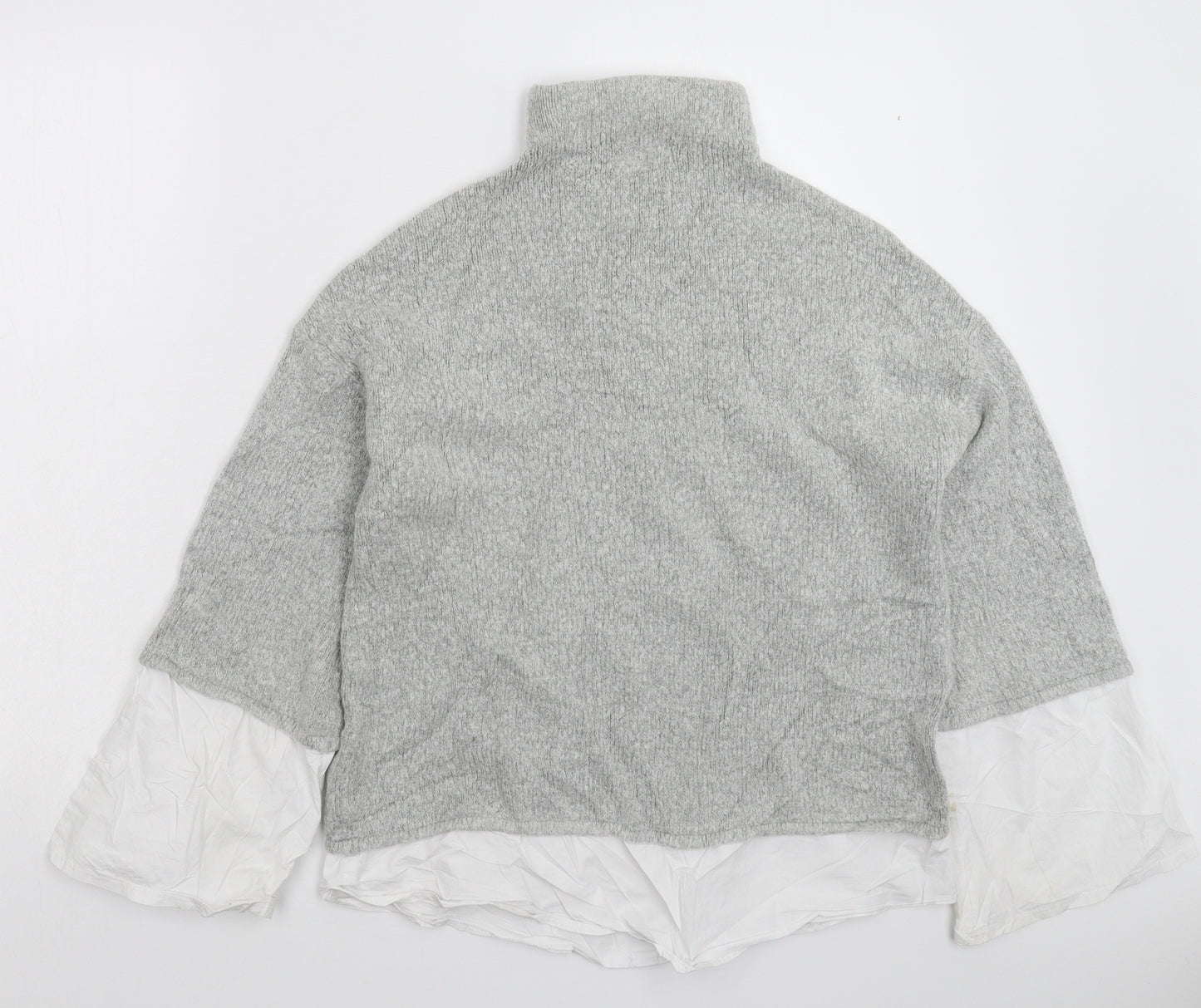 Urban Bliss Womens Grey  Knit Pullover Jumper Size 16