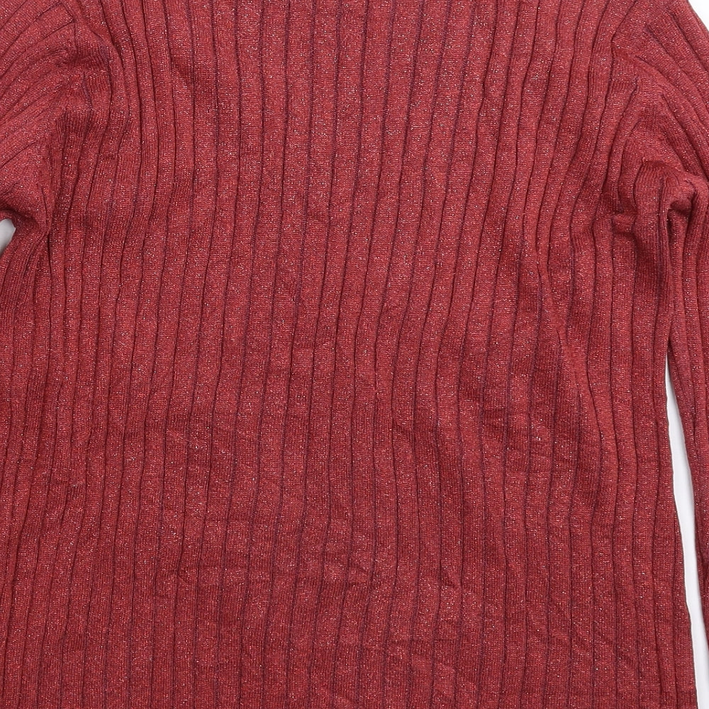 Plus Collection Womens Pink  Knit Cardigan Jumper Size 18