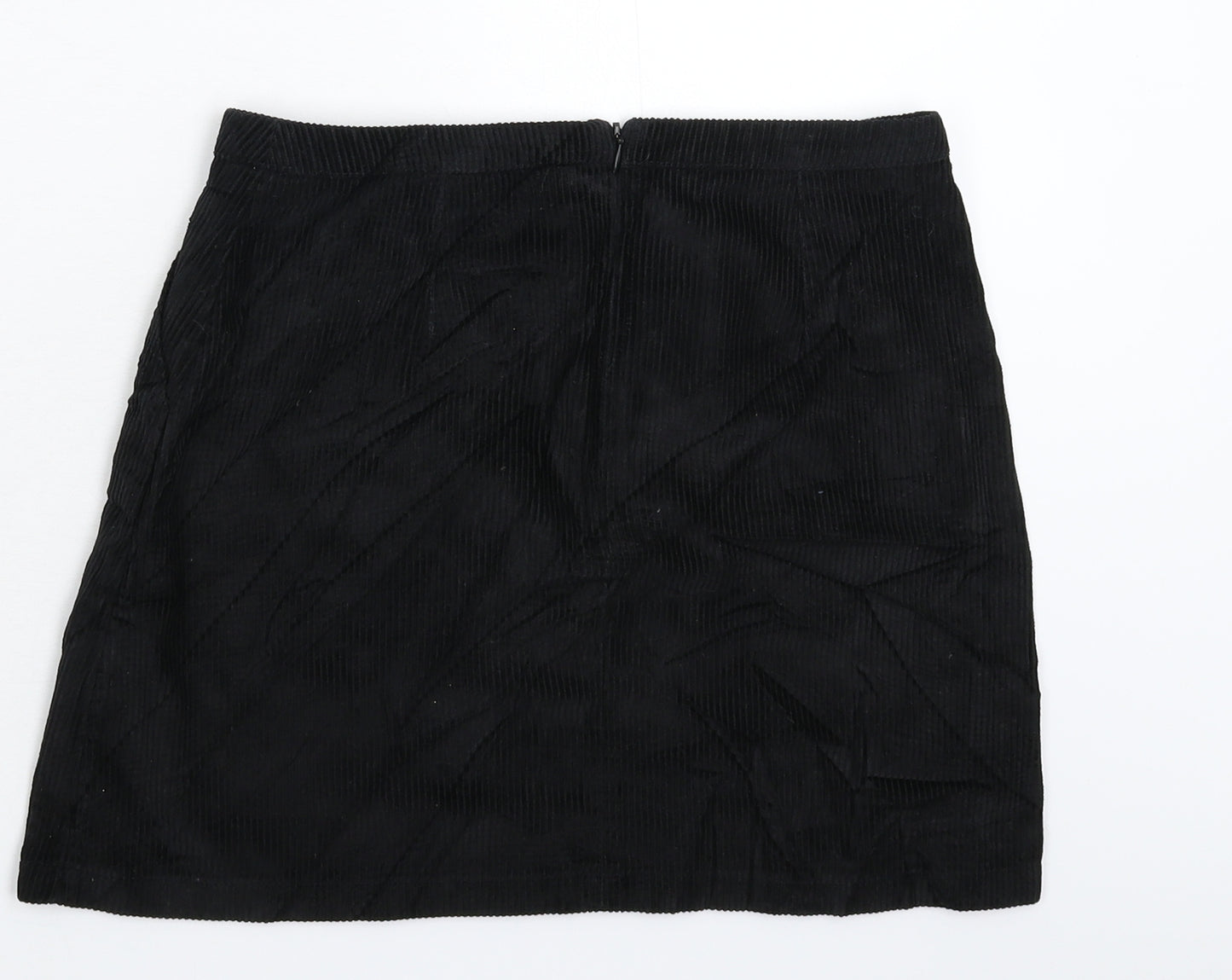 New Look Girls Black  Corduroy Mini Skirt Size 13 Years